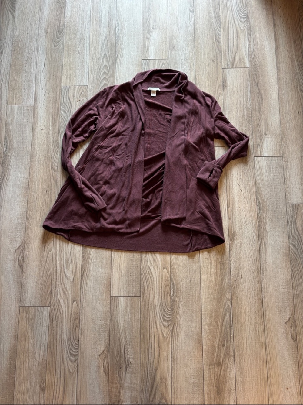 Athleta Open-Front Cardigan - Plum